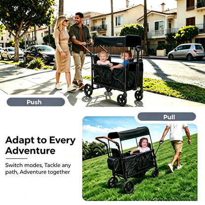 Veqnaro 2-Seater Stroller Wagon