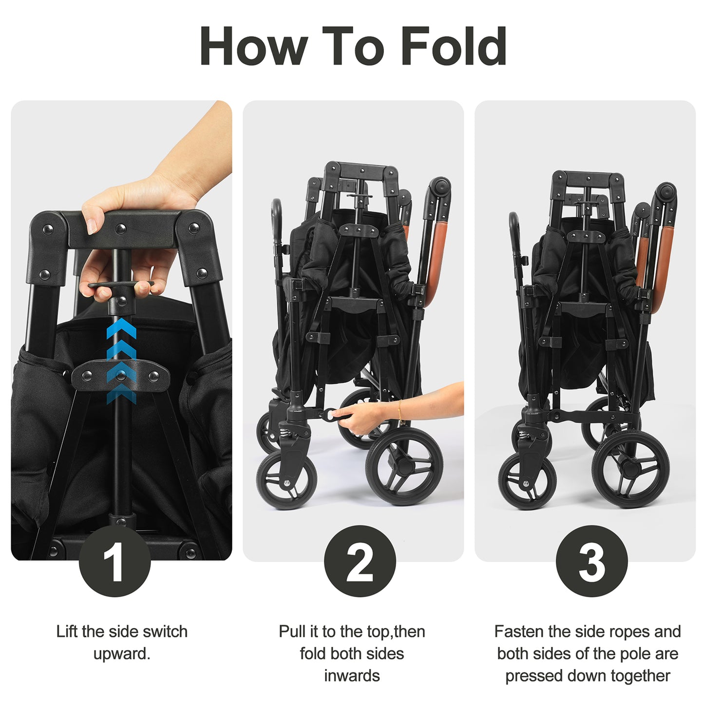 Veqnaro 2-Seater Stroller Wagon
